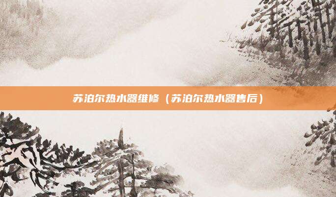 苏泊尔热水器维修(苏泊尔热水器售后)