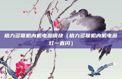 格力多联机内机电源模块（格力多联机内机电源灯一直闪）