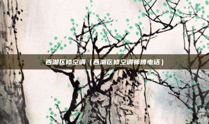 西湖区修空调(西湖区修空调师傅电话)