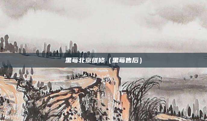 黑莓北京维修（黑莓售后）