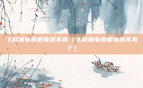 飞利浦电视机电源不亮(飞利浦电视机电源不亮了)