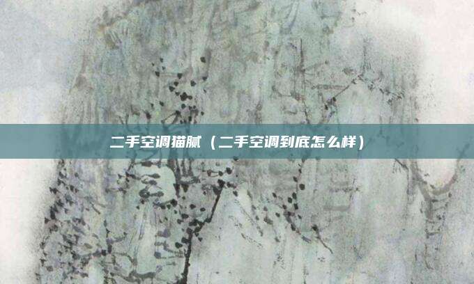 二手空调猫腻（二手空调到底怎么样）