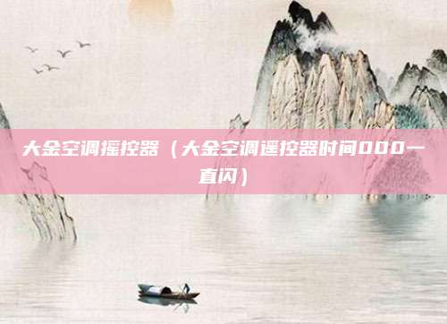 大金空调摇控器（大金空调遥控器时间000一直闪）