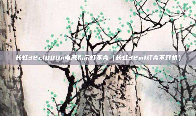 长虹32c1000n电源指示灯不亮（长虹32m1灯亮不开机）