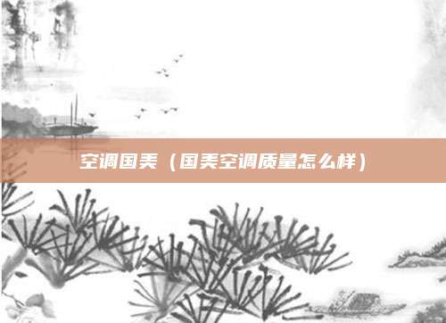 空调国美（国美空调质量怎么样）