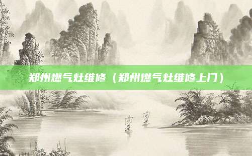 郑州燃气灶维修(郑州燃气灶维修上门)