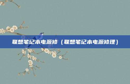 联想笔记本电源修（联想笔记本电源修理）