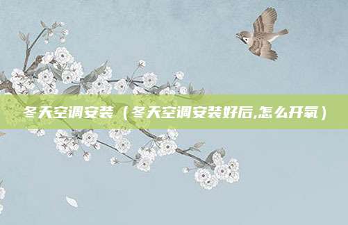 冬天空调安装（冬天空调安装好后,怎么开氧）