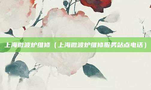 上海微波炉维修（上海微波炉维修服务站点电话）