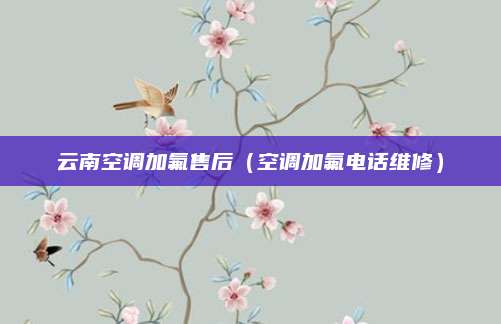 云南空调加氟售后（空调加氟电话维修）