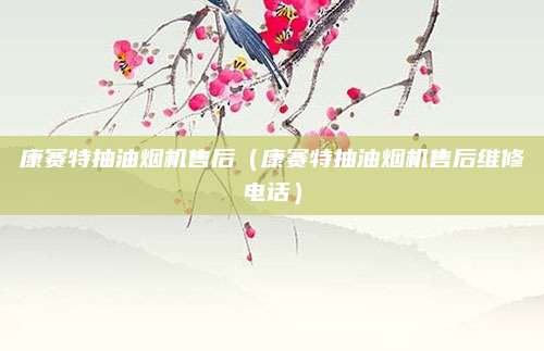 康赛特抽油烟机售后(康赛特抽油烟机售后维修电话)