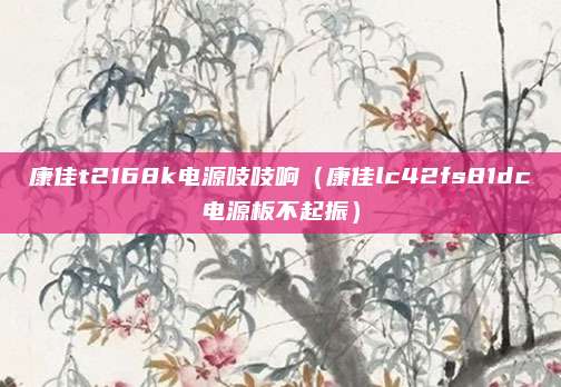 康佳t2168k电源吱吱响(康佳lc42fs81dc电源板不起振)