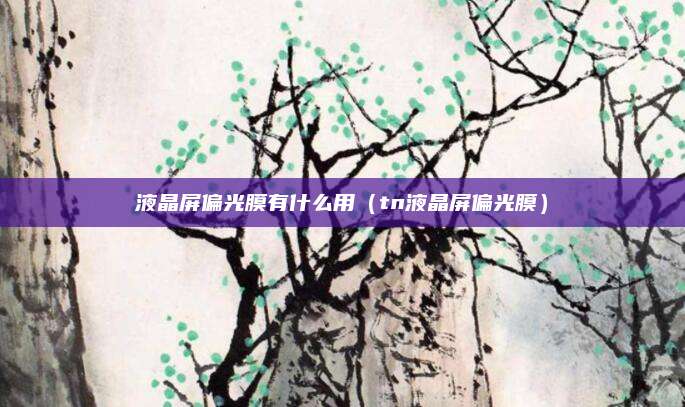 液晶屏偏光膜有什么用（tn液晶屏偏光膜）