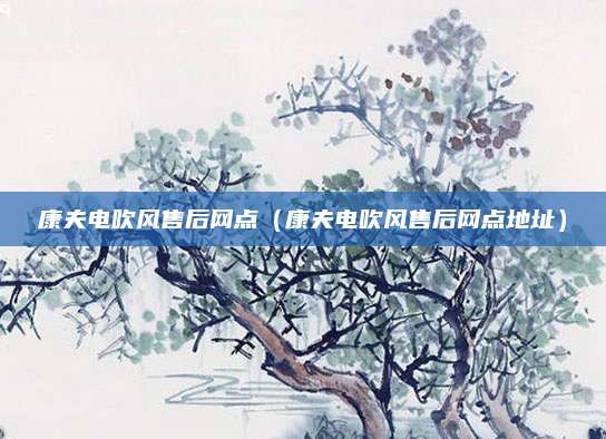 康夫电吹风售后网点（康夫电吹风售后网点地址）