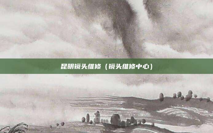 昆明镜头维修(镜头维修中心)