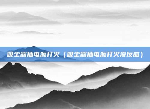 吸尘器插电源打火（吸尘器插电源打火没反应）