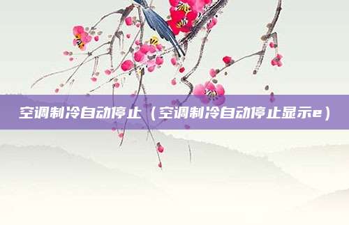 空调制冷自动停止（空调制冷自动停止显示e）