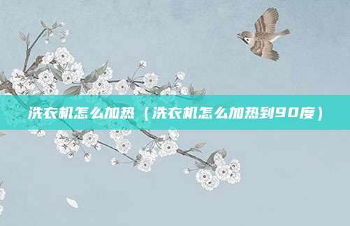 洗衣机怎么加热（洗衣机怎么加热到90度）
