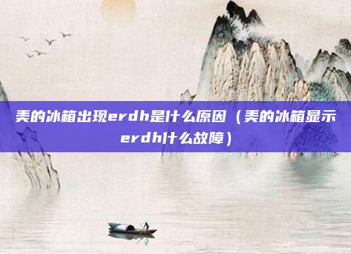美的冰箱出现erdh是什么原因(美的冰箱显示erdh什么故障)