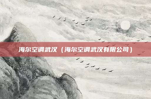 海尔空调武汉（海尔空调武汉有限公司）