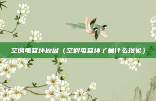 空调电容坏原因(空调电容坏了是什么现象)