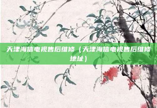天津海信电视售后维修（天津海信电视售后维修地址）