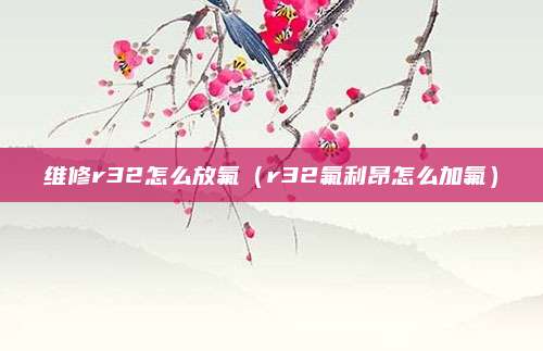 维修r32怎么放氟（r32氟利昂怎么加氟）