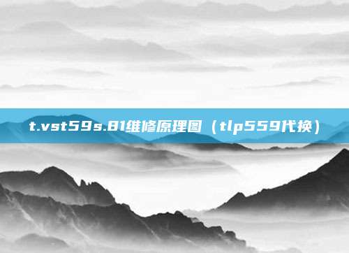 t.vst59s.81维修原理图（tlp559代换）