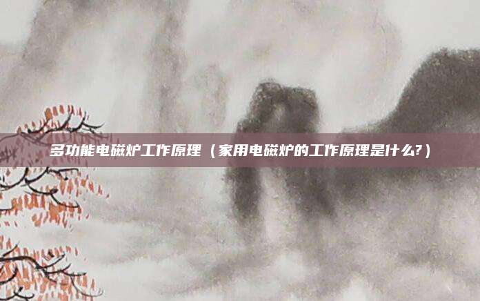 多功能电磁炉工作原理（家用电磁炉的工作原理是什么?）
